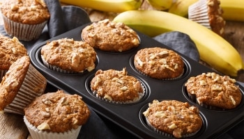 RECETA DE MAGDALENAS DE PLÁTANO