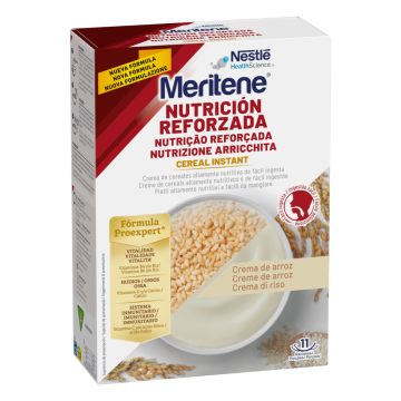 Meritene® Nutrición Reforzada Cereal Instant - Crema de Arroz – 1 sobre de 440g