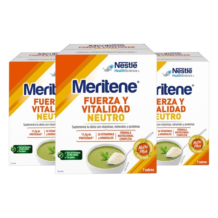 Meritene Fuerza y Vitalidad batido Neutro x3