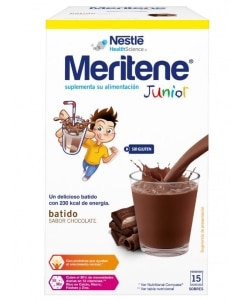 Meritene&reg; Junior - Formato Polvo - Chocolate - 15 sobres de 30 gr