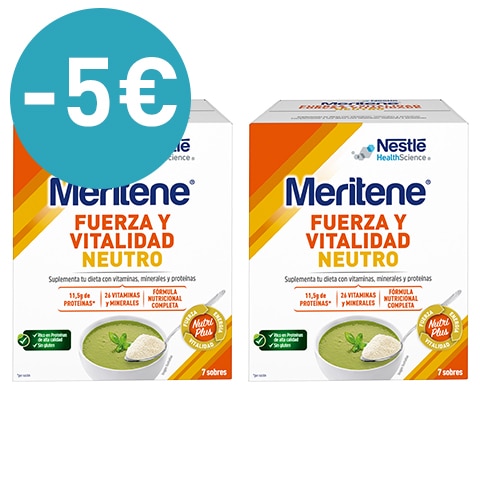 Meritene Fuerza y Vitalidad Neutro 7 Sobres