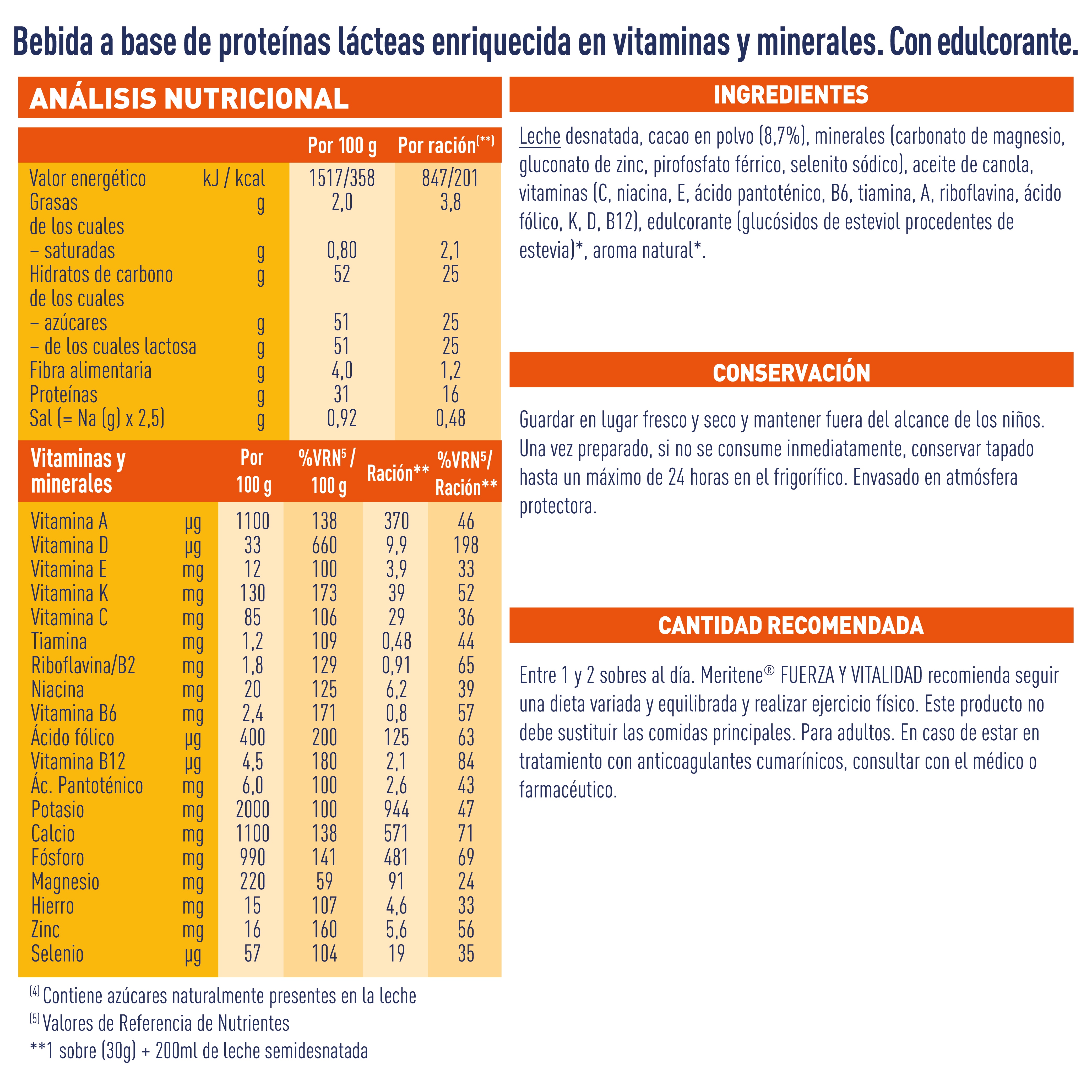 Prueba el batido Meritene Fuerza y vitalidad