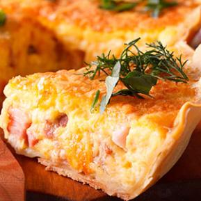 Quiche esponjosa